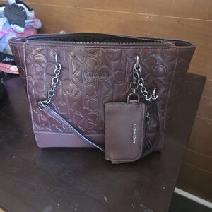 Calvin Klein Tote with Chain Strap